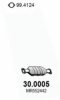 ASSO 30.0005 Catalytic Converter